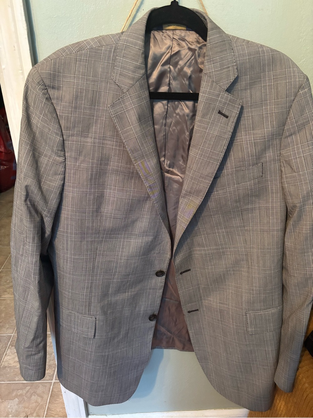 Brooks Brothers Gray Glen Plaid Sport Coat
